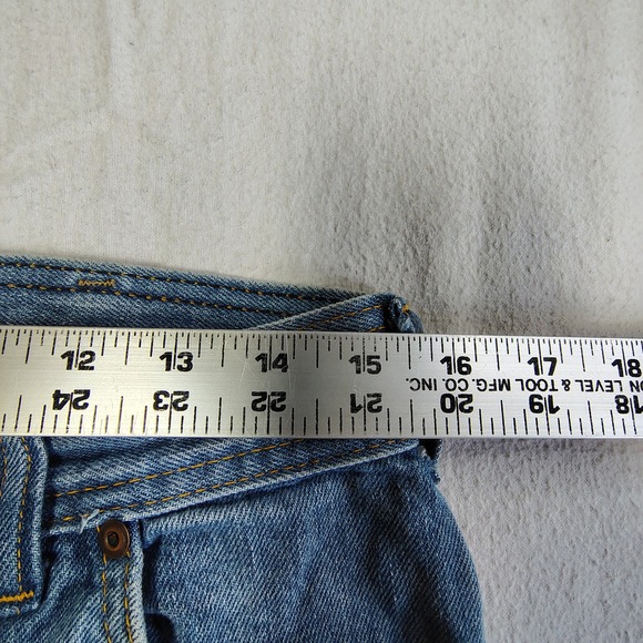 H.A.S.H. Jeans Wide Leg Flare Women 31x36 Blue Vintage High Rise Light Wash - Picture 12 of 16